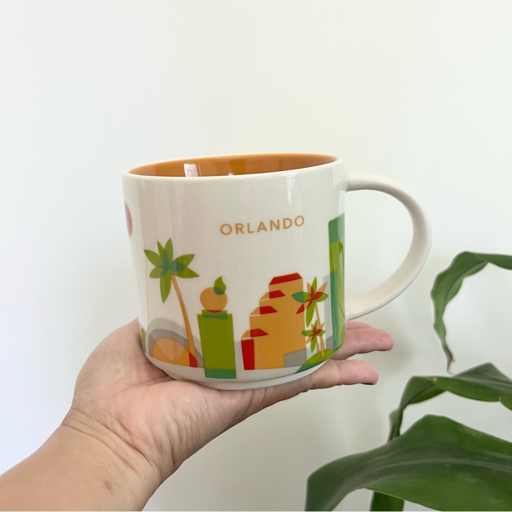 Starbucks Orlando You are Here Series Mugs Coffee Tea  Collectible Cup White